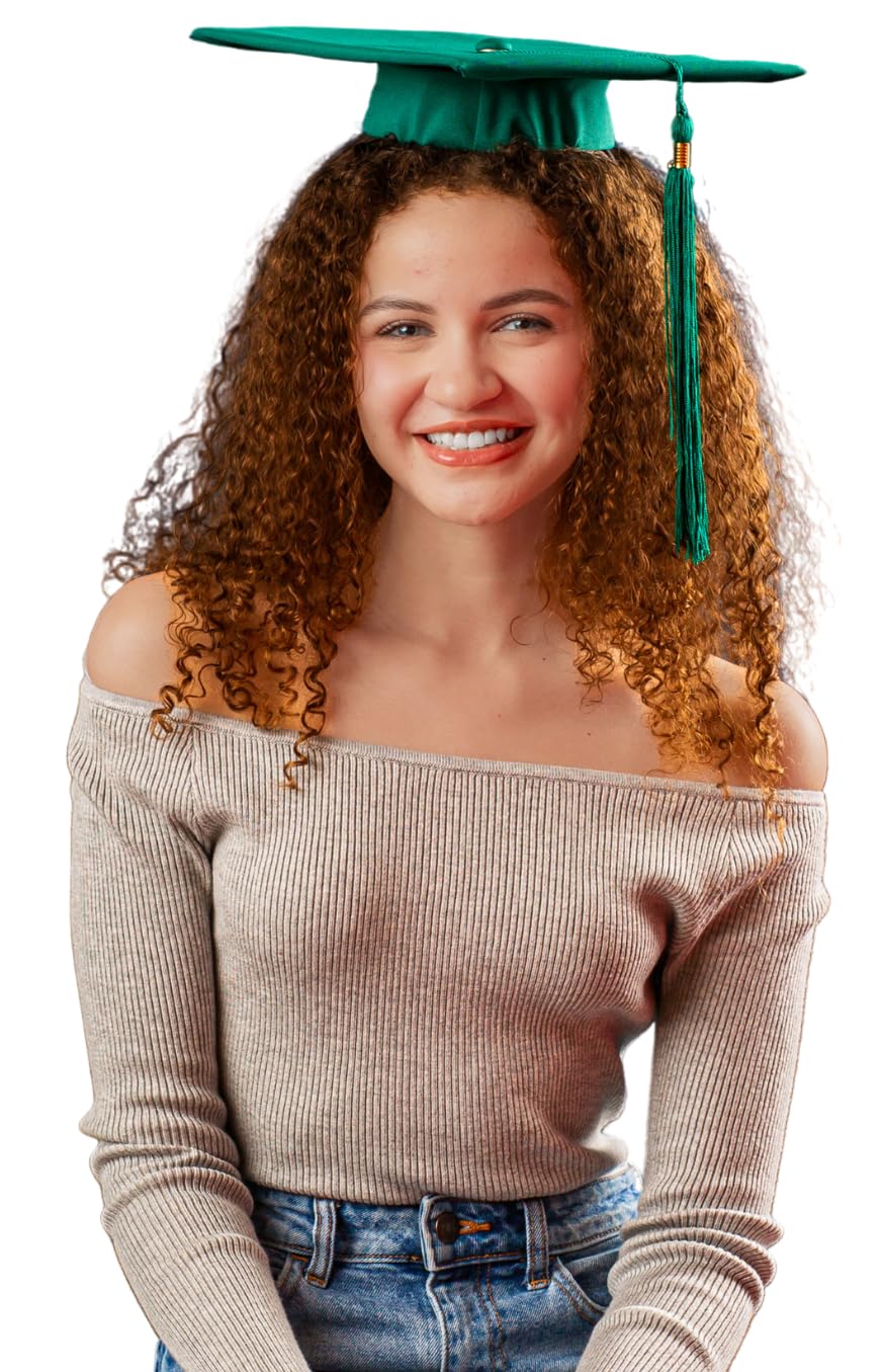 Graduation Cap Headband - Secure Your Cap & Style Your Hair | Black & Clear Options