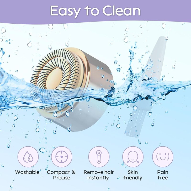 Replacement Heads for Flawless Replacement Heads,Generation 3 Replacement Head Compatible with New Finishing Touch Flawless Facial Hair Remover,Dual Blades for Flawless Replacement Head Gen 3,4Pcs.