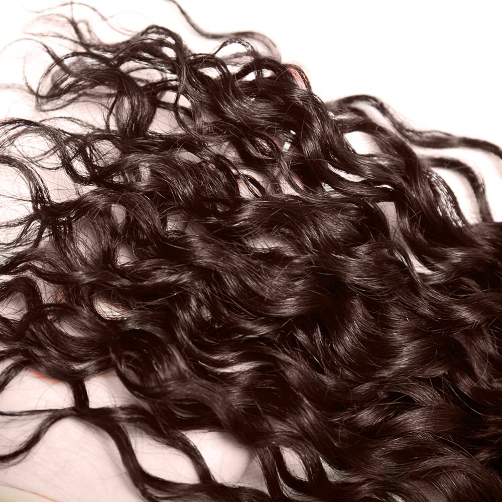 26 28 30 Inch Color #4 Human Hair Bundles DiexrLamx Chocolate Brown Water Wave Bundles 8A Peruvian Virgin Remy Dark Brown Bundle Human Hair Extensions
