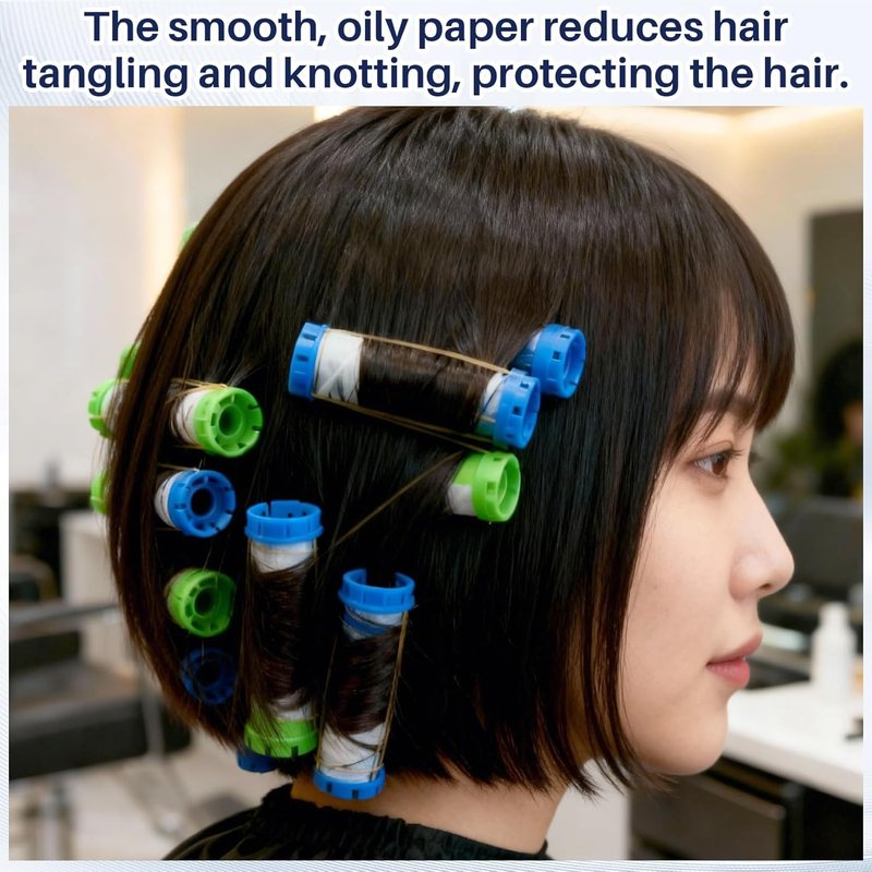 Ultra-Thin Perm Papers - 2000 Pcs Professional Curl Wraps | Chemical Resistant Hair End Papers for Short Hair