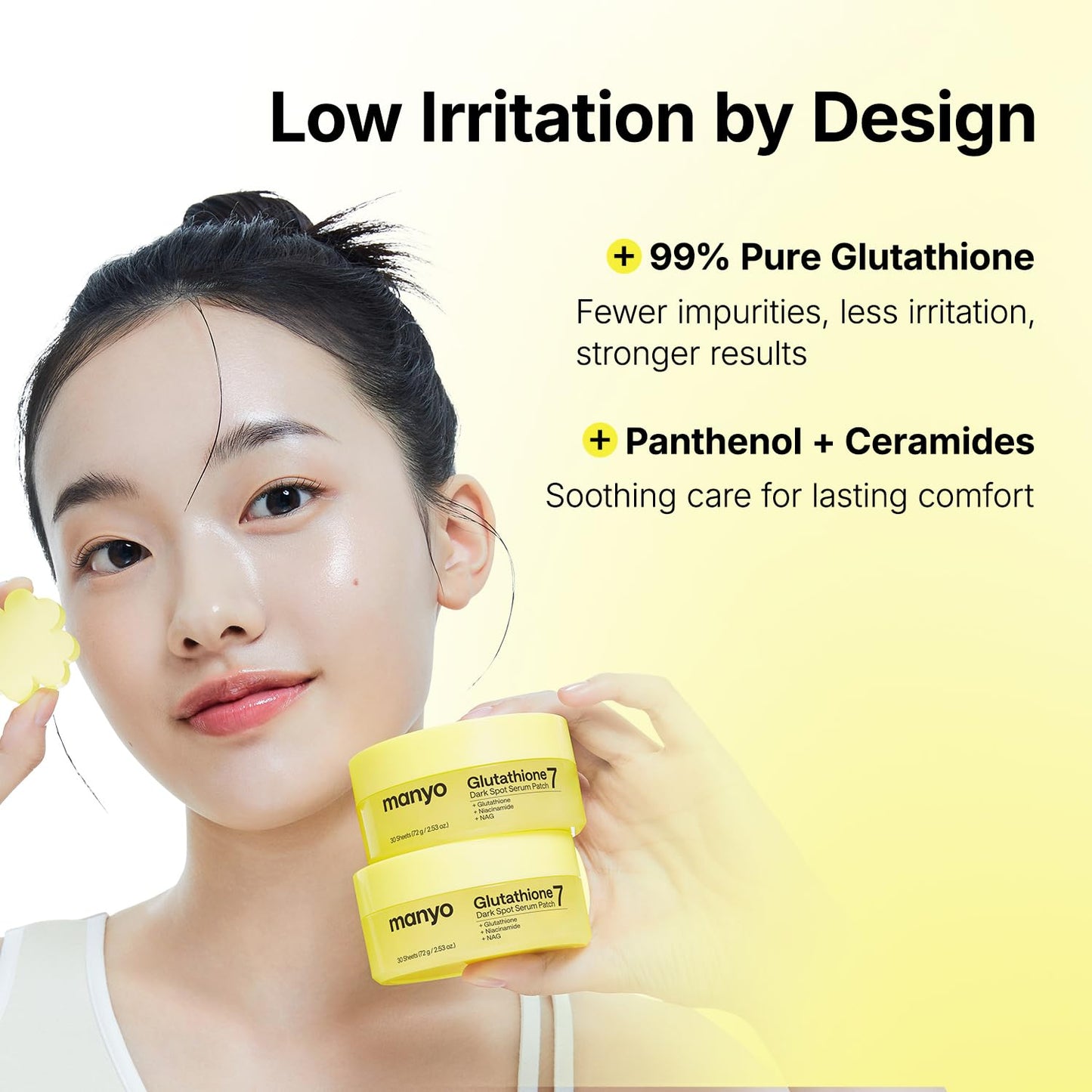 Glutathione 7 Dark Spot Serum Patch - Gel Patches for Uneven Skin Tone & Radiance | 30 Count