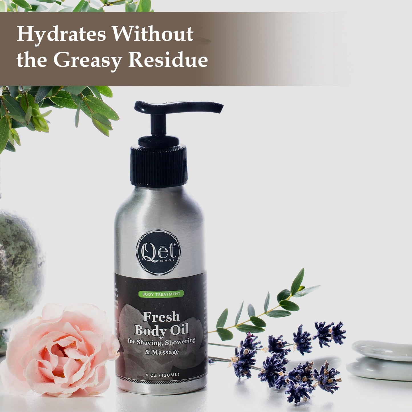 Fresh Body Oil for Shaving, Showering & Massage
