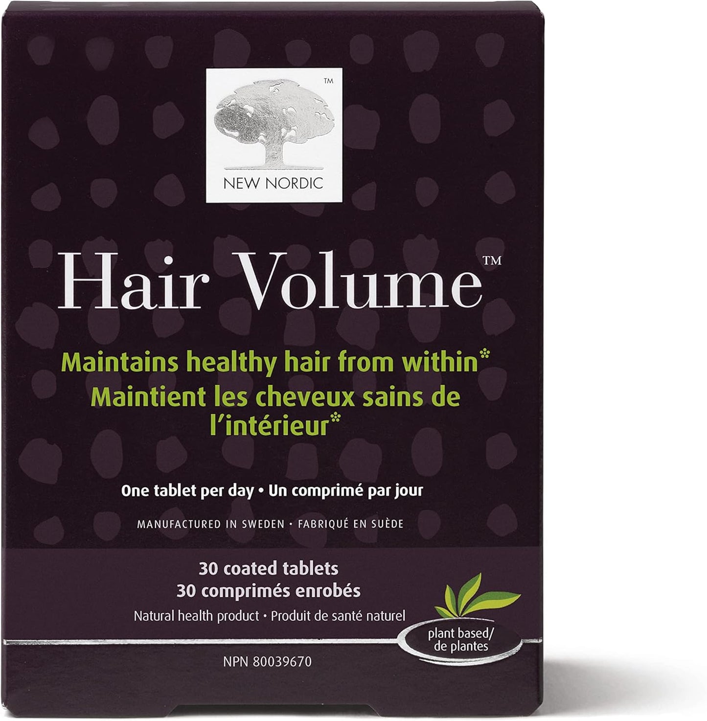Hair Volume Tablets - Biotin Hair Supplement for Fuller-Looking Hair | Daily Wellness Formula | 30 Count