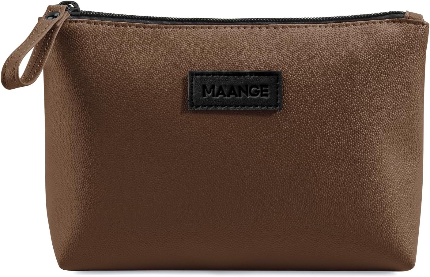 Cosmetic Bags for Women - Small PU Leather Makeup Pouch | Travel-Friendly Zippered Design