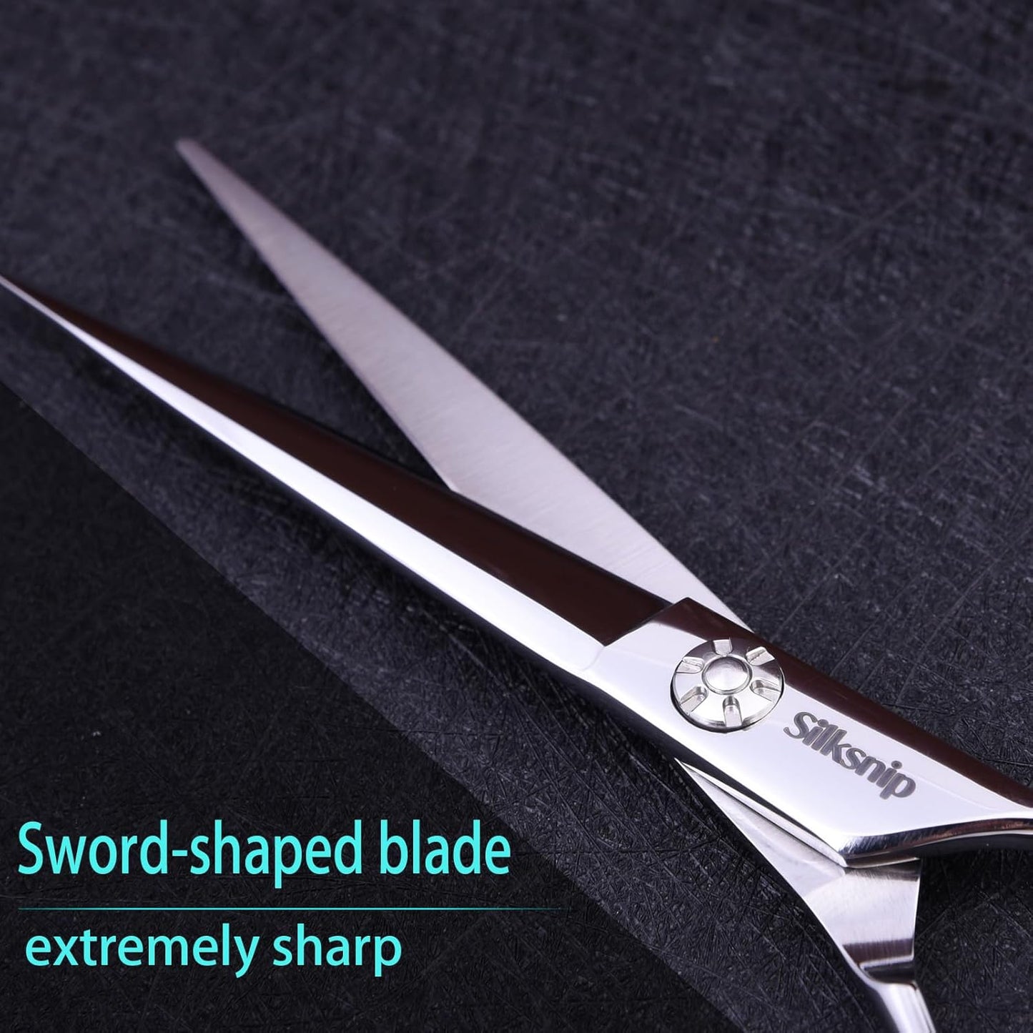 Professional Hair Cutting Scissors - Stainless Steel Barber Shears | Ergonomic Design for Salon & Home Use