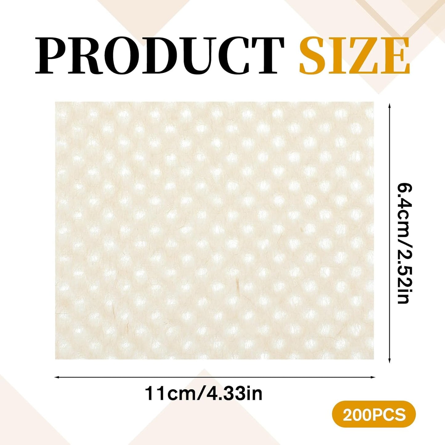 Perm Paper for Hair - 200 Pcs High-Temperature Resistant End Papers | Breathable Disposable Curling Tools - White