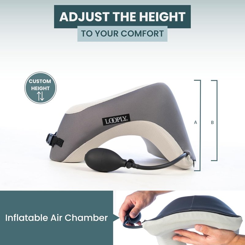 Face Down Pillow for Massage - Adjustable Height Headrest with Breathable Design | Includes 2 Washable Pads