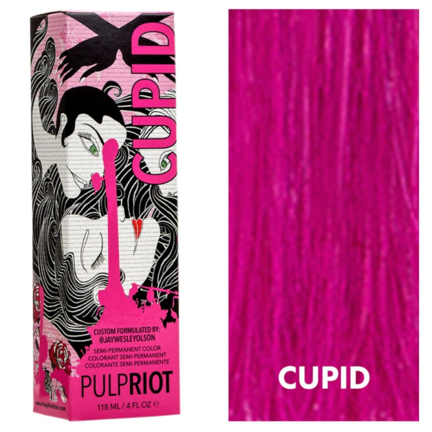 Semi-Permanent Hair Color - Pulp Riot Cupid 4oz | Vibrant Long-Lasting Shade