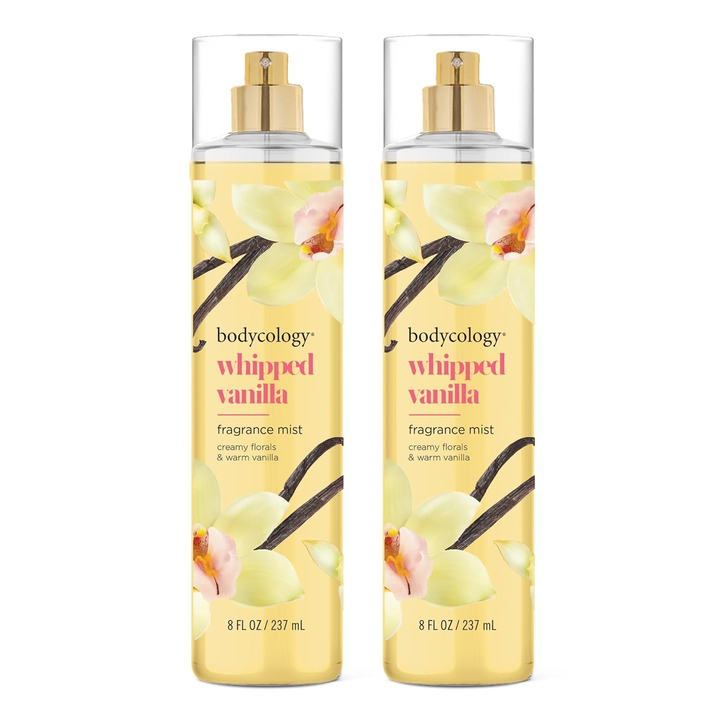 Bodycology Hawaiian Beach Body Mist - Long-Lasting Fragrance, 8 fl oz (Pack of 2)