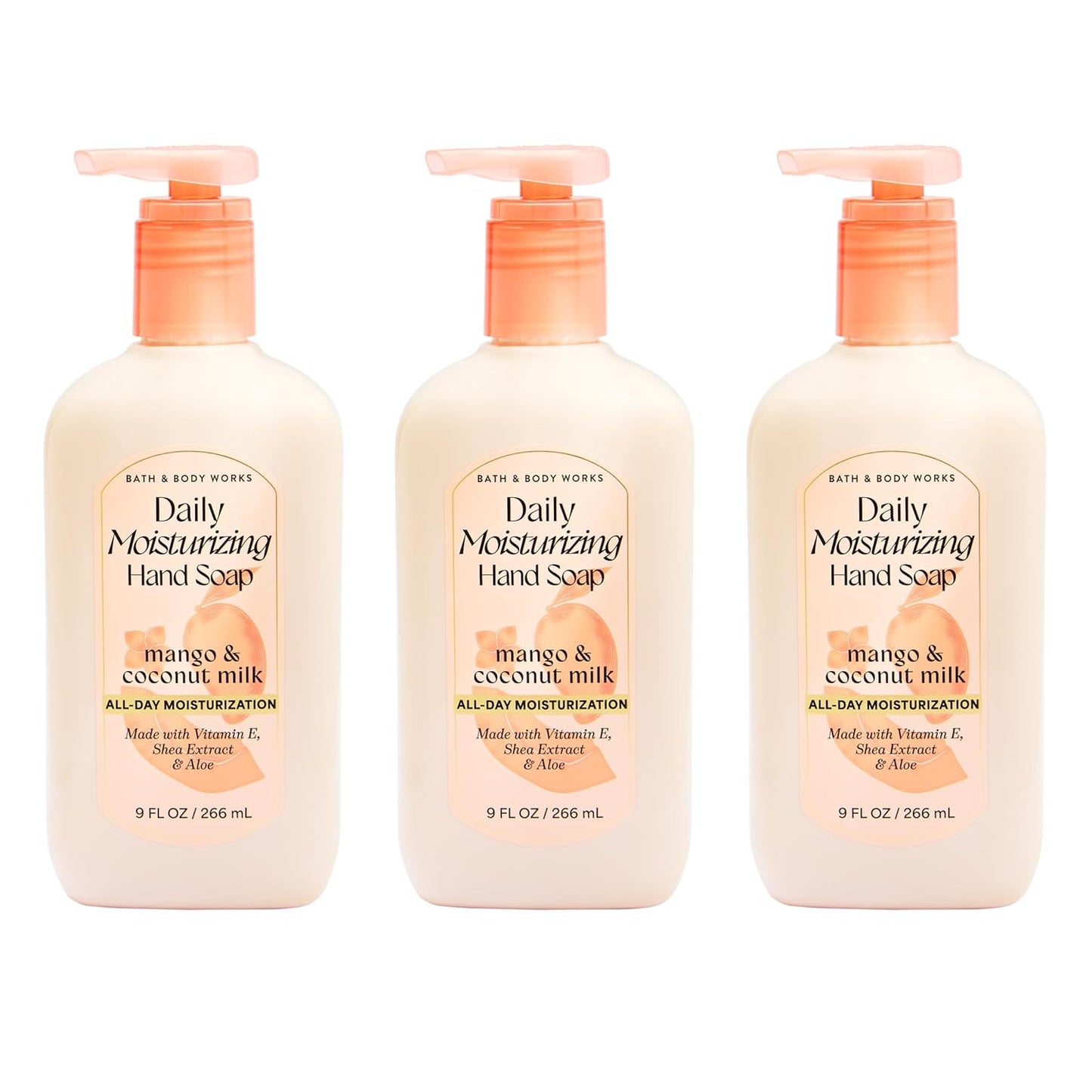 Lemon Hand Soap | Daily Moisturizing Formula with Shea & Aloe - 3-Pack for Gentle Cleansing