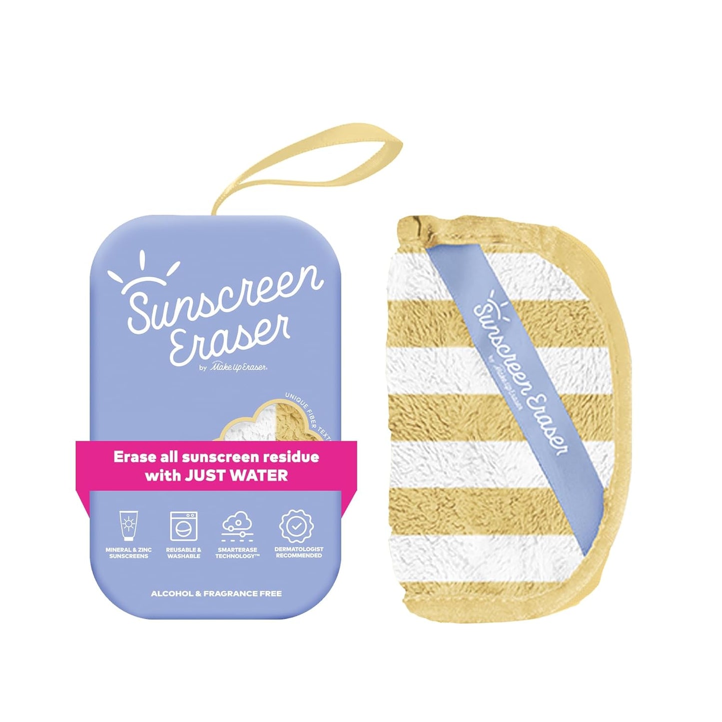 Sunscreen Eraser - Effortlessly Remove Zinc & Mineral Sunscreen with Water | 1 Count