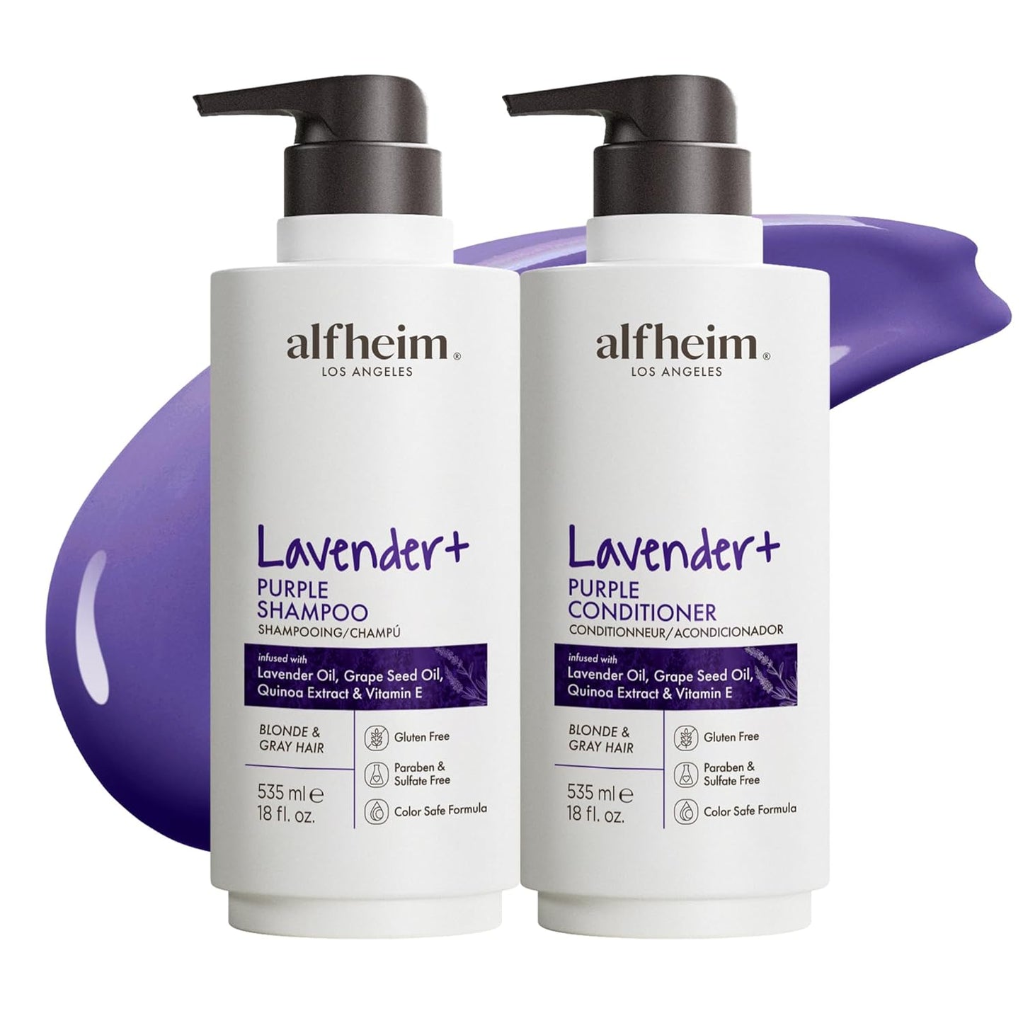 Rosemary+ Purifying Shampoo & Conditioner Set - Balancing Care for Oily & Fine Hair | 18 oz x2
