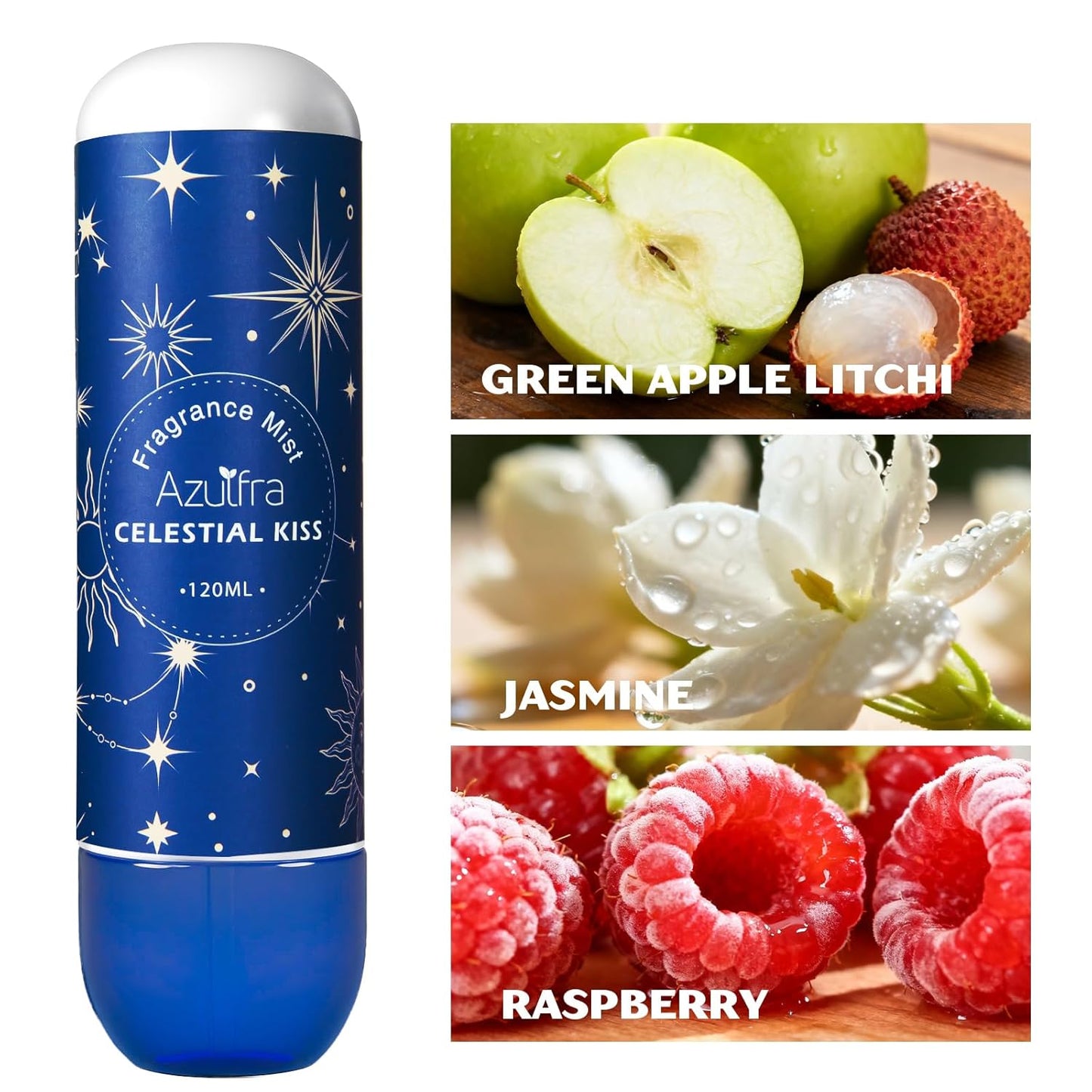 Celestial Kiss Body Spray - Jasmine & Raspberry Fragrance Mist | 4 fl. oz for Women
