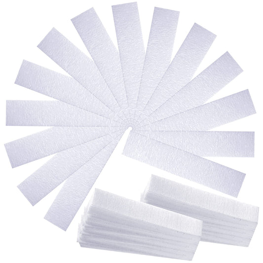 Maitys Eyebrows Small Wax Strips Kit Hair Removal Paper Facial Strips Epilating Pads for Women Men Eyebrow Body Face Arms Lip, 0.4 x 2.4 Inches, White, Wax Not Included(400 Pieces)