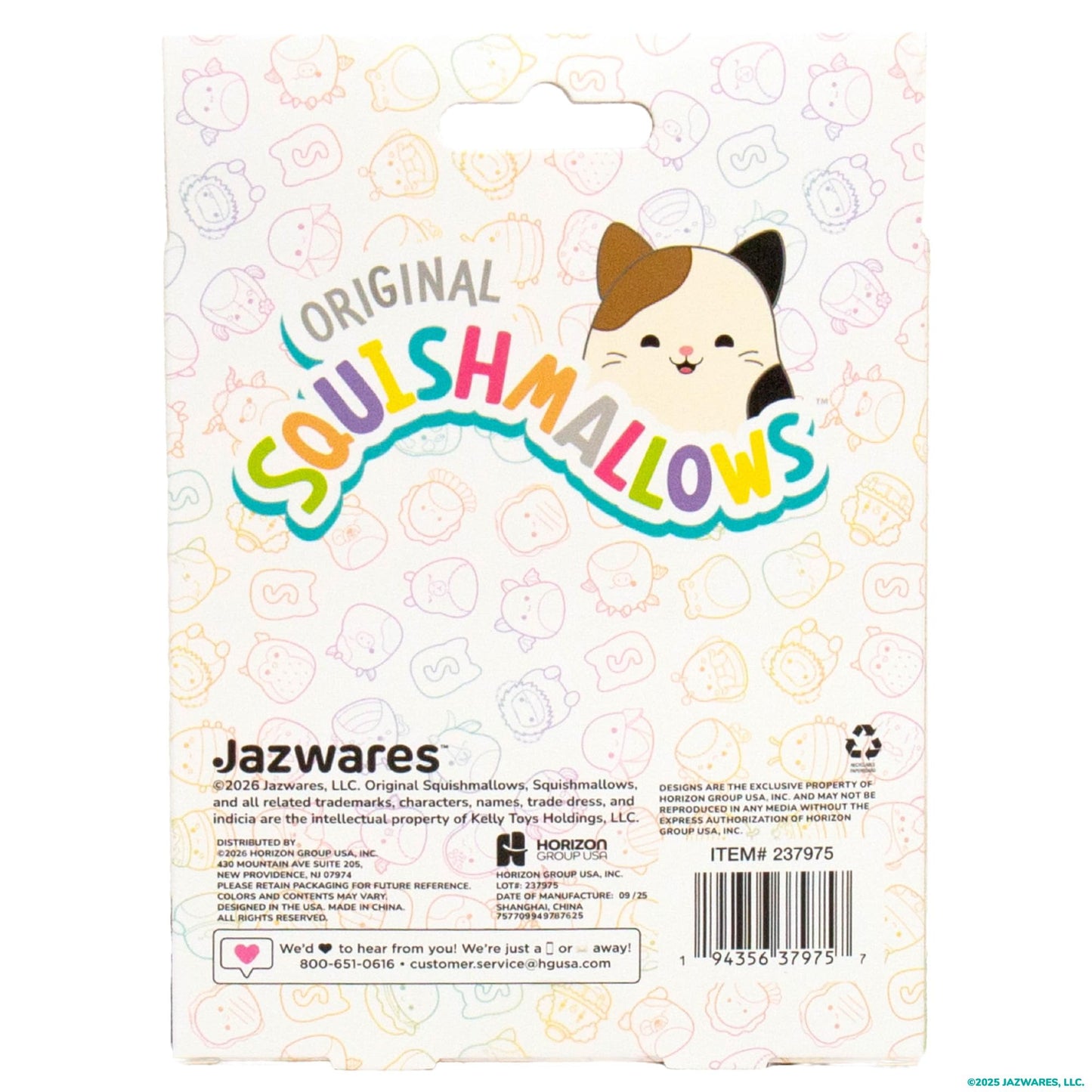 Original Squishmallows™ SLIMYGLOOP Blue Gelli Gels™, Slow Rising Sensory Squeeze Toy with Glitter, Gel Filled Fidget Toys