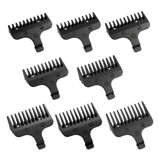 Guide Comb Set for 40mm T-Blade Trimmer, Trimmer Guard for Precise Hair & Beard Trimming, Compatible with Wahl T-Blade Trimmers - 8 Sizes Available