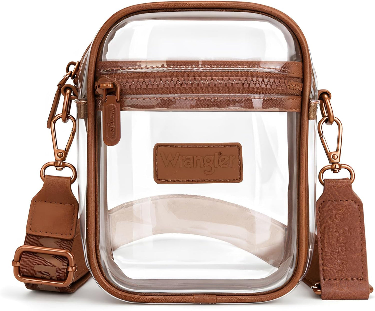 Clear Stadium Bag - Montana West X Wrangler Crossbody Purse for Concerts & Sports Events | Durable & Stylish Design