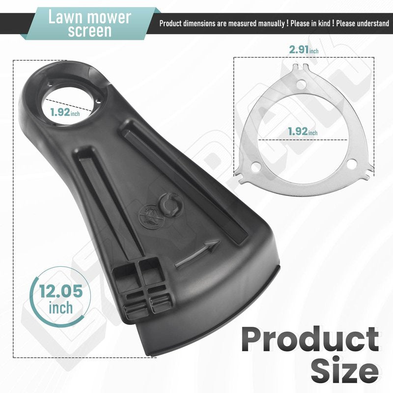 EZYPAK String Trimmer Shield Deflector Guard Kit for Echo P021047400 P021053450 P021001260 P021015661 C550000032 P021015660 SRM-225 SRM-230 SRM-280