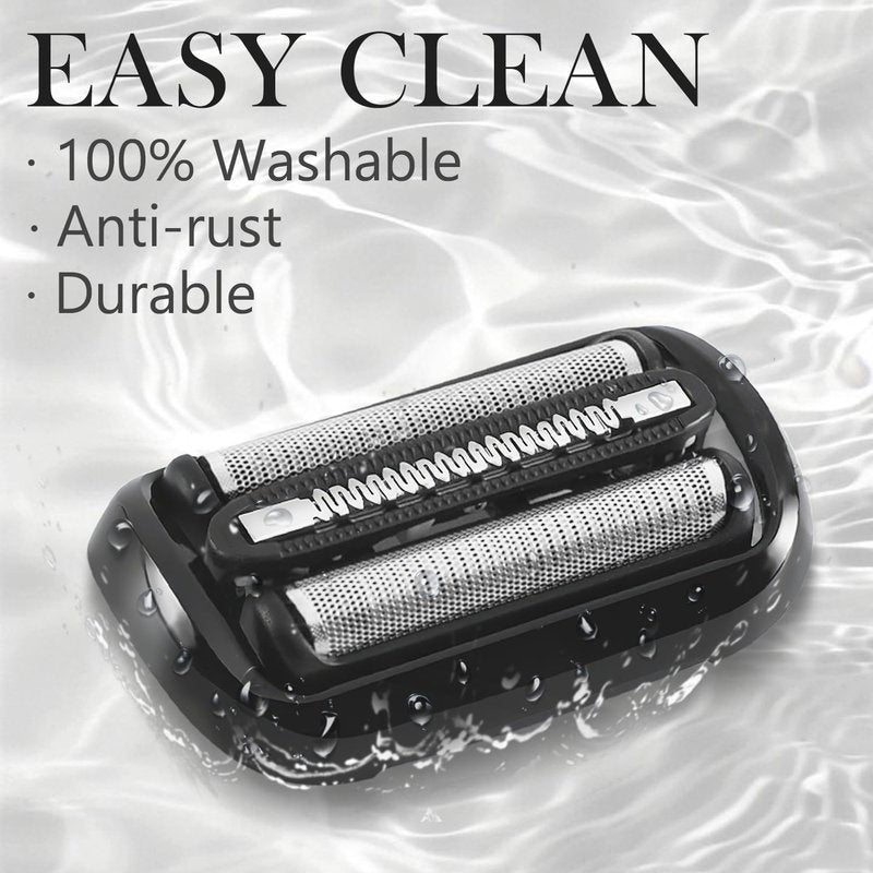 53B Shaver Replacement Head for Braun Electric Shavers - Compatible with Braun Shaving Razor New Generation 5020cs 5018s 5035s 5049cs 5050cs 6020s 6040cs 6075cc 6072cc 6090cc, 2Pack