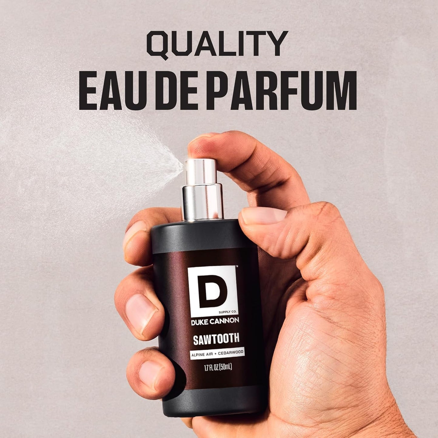 Duke Cannon Supply Co. Proper Cologne Sampler Discovery Set - (3 Pack) 0.3 fl oz - Eau de Parfum Cologne for Men - Sawtooth, Seawolf + Palomino Scents - Classic, Masculine Fragrances