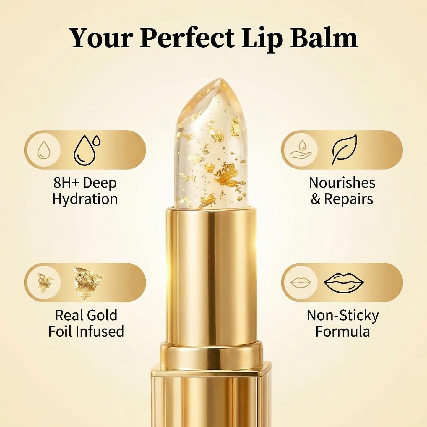 Coellyo True Tone PH Adjusting Lipstick,Clear lip stick That Changes Color, Long-Lasting Hydration Lipstick without Stripping,Suitable for All Skin Tones (1pcs)