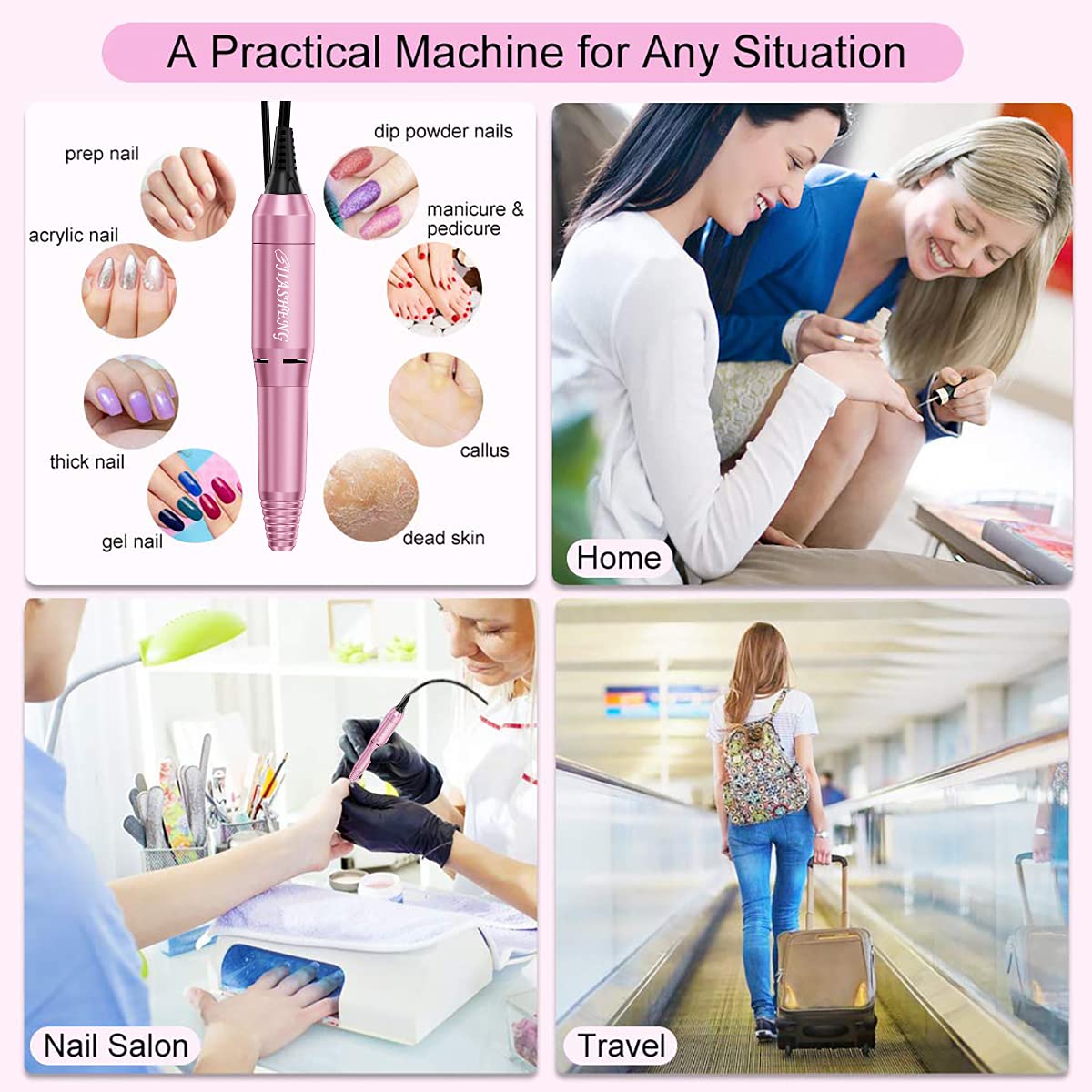 20000RPM Electric Nail Drill Professional Nail File Drill