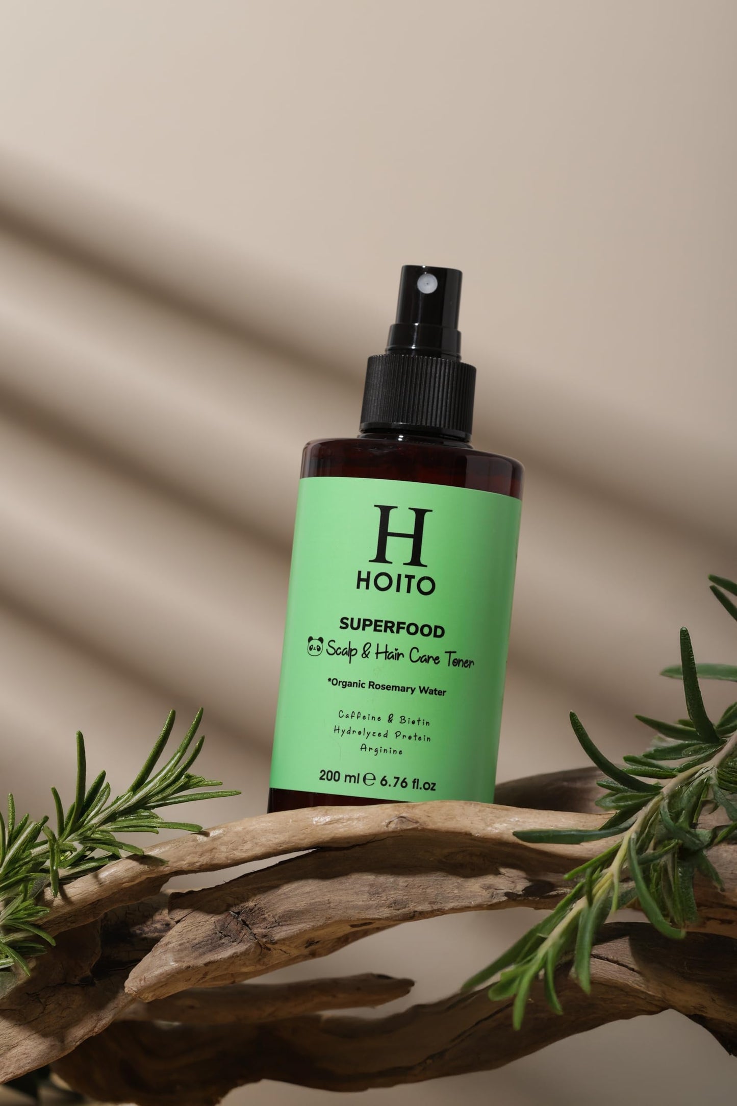 Hoito Hair & Scalp Tonic with Organic Rosemary Water, 200 ml