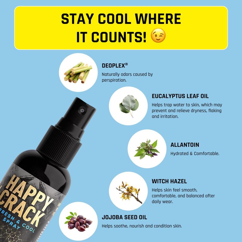 Derm Dude Happy Crack Refresh & Cool Spray