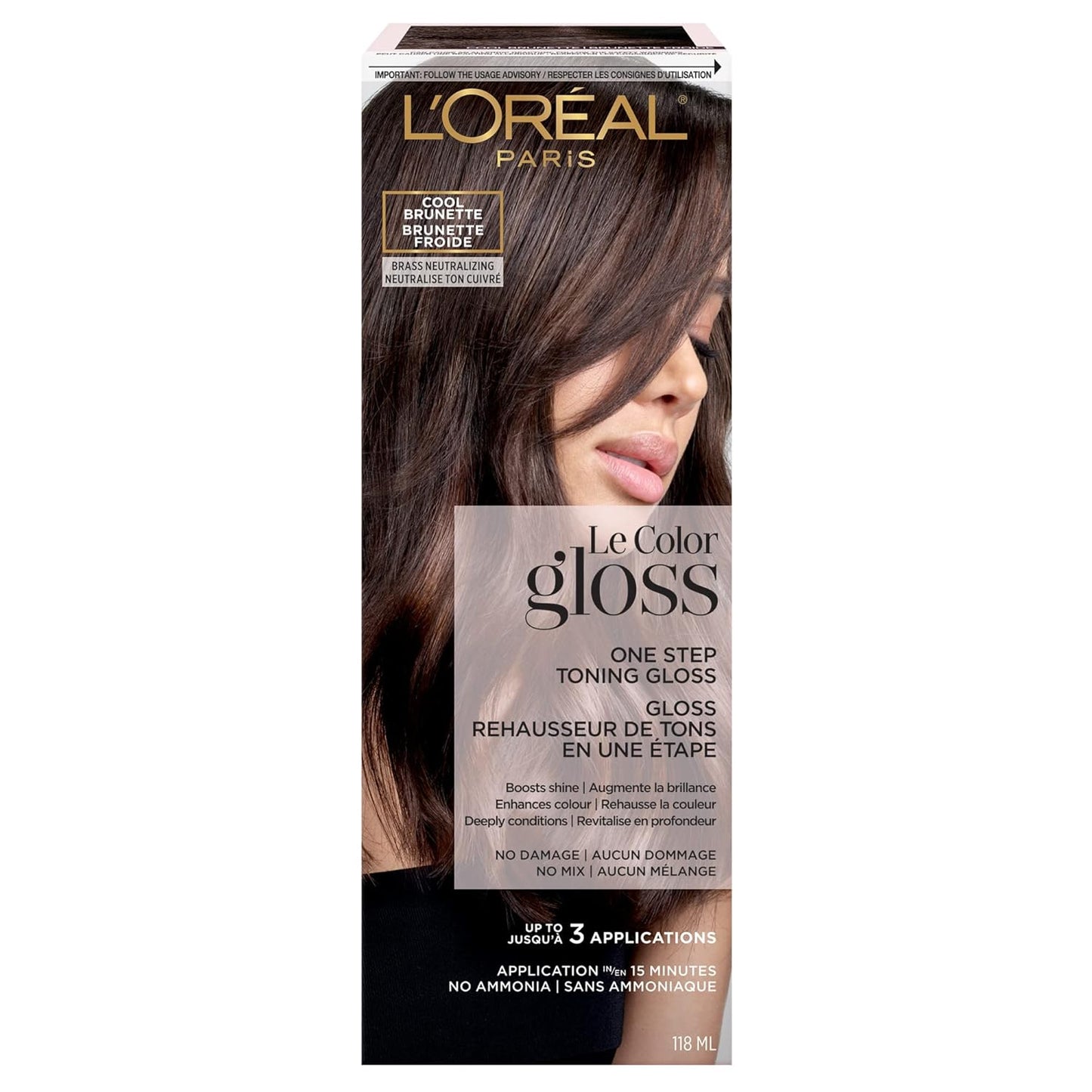 L’Oréal Paris Hair Gloss - One Step Toning Treatment for Auburn Hair | 4 Ounce