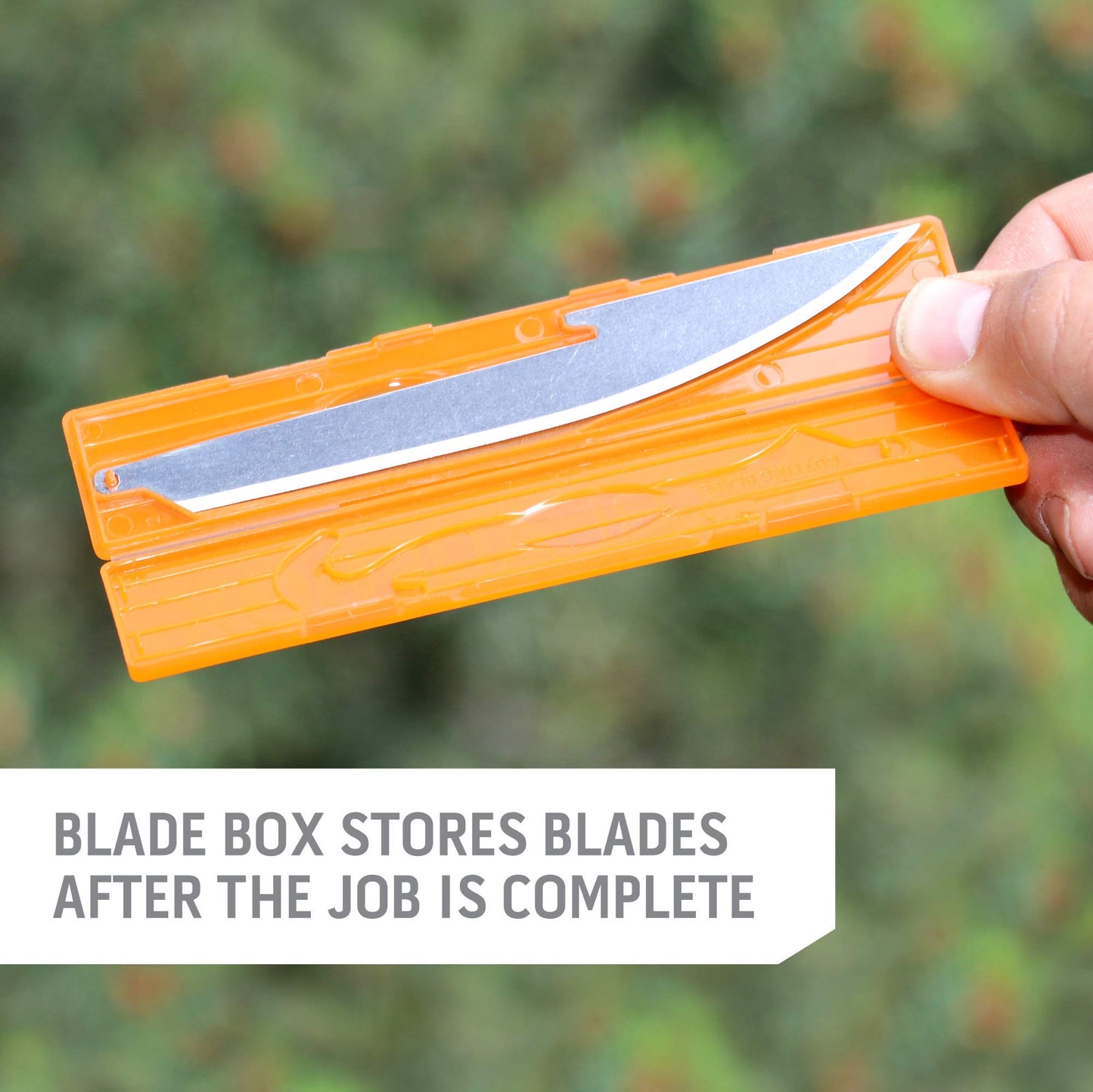 OUTDOOR EDGE 3.5" RazorSafe Replacement 5.0" Boning/Fillet Knife Blades - 6 Pieces plus Blade Storage Box
