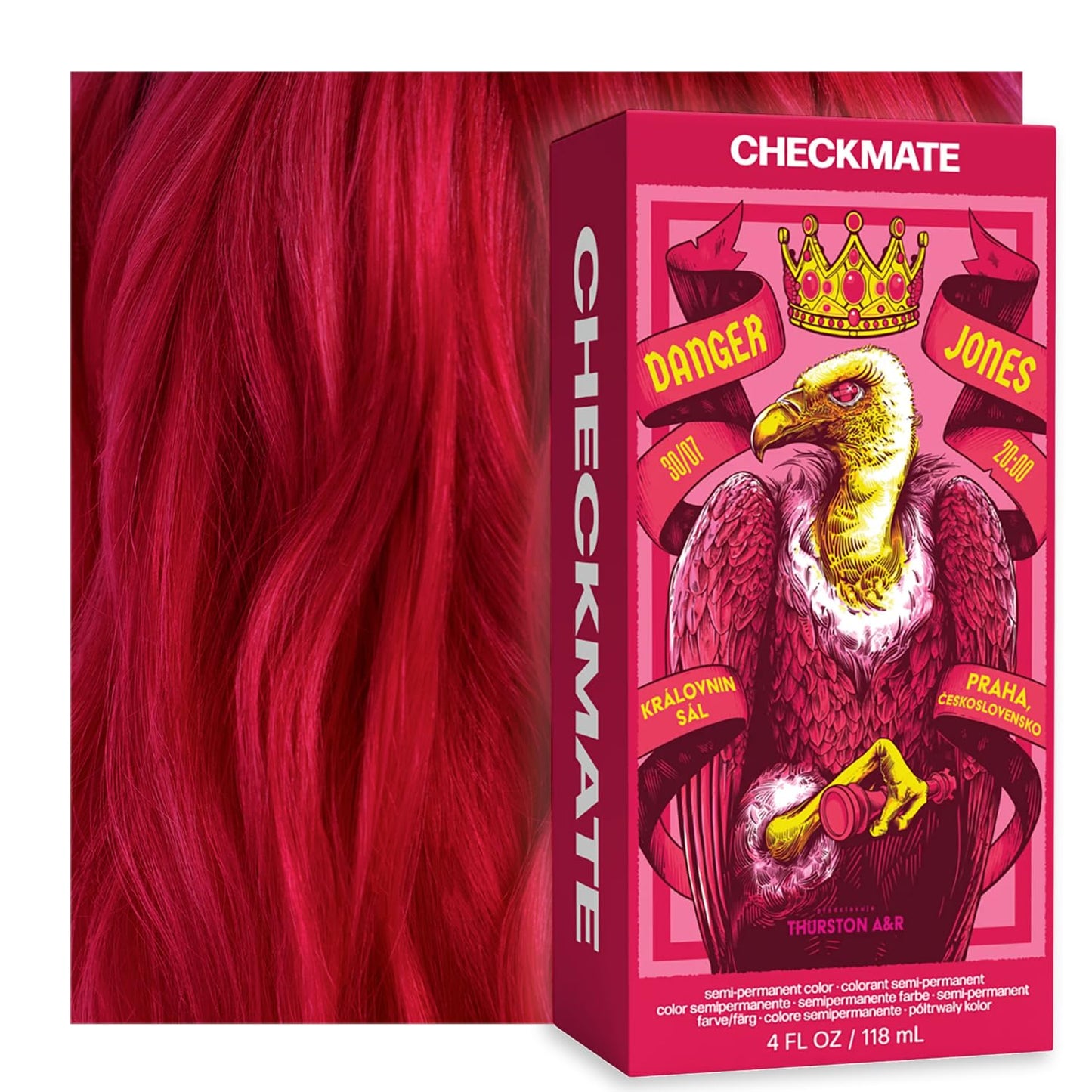 Adrenaline Neon Green Semi-Permanent Hair Color - Vibrant, Long-Lasting Formula