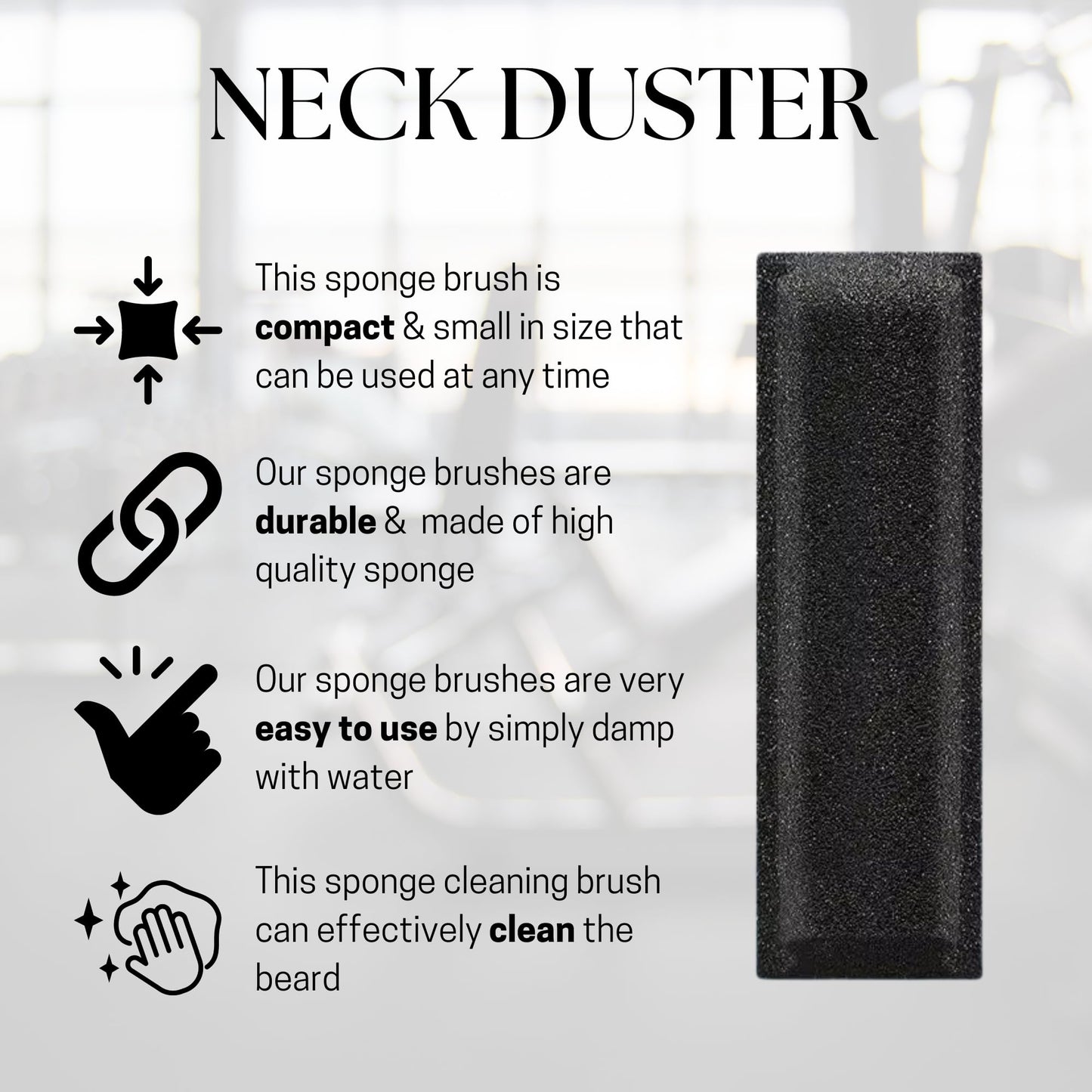 Highly Absorbent Beard Hair Catchers - Reusable, Wet Duster Sponge for Barber Supplies & Bathroom Sink Cleaning