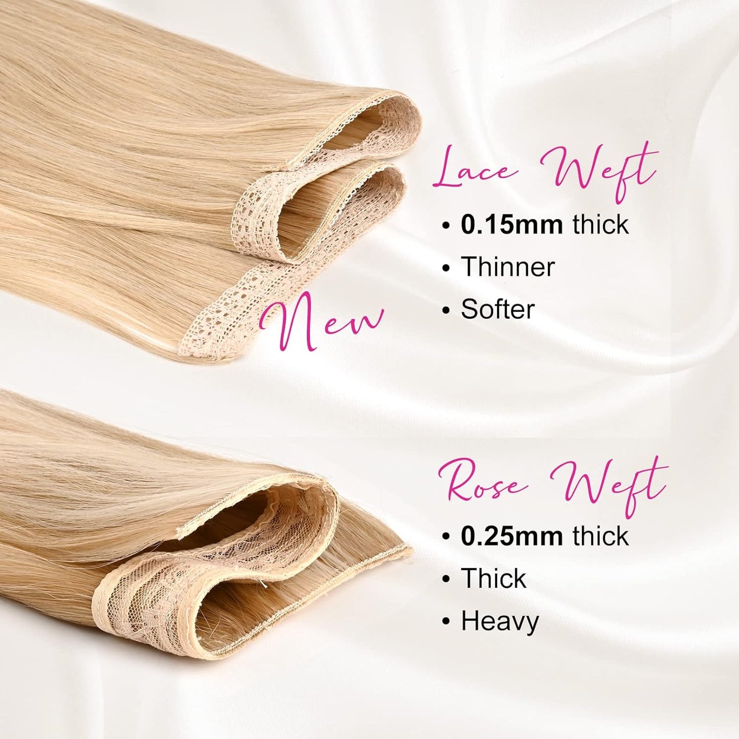 Clip In Hair Extensions - 5PCS Ash Blonde Highlights | 24" Thick Loose Waves, Soft & Natural Hairpieces for Women