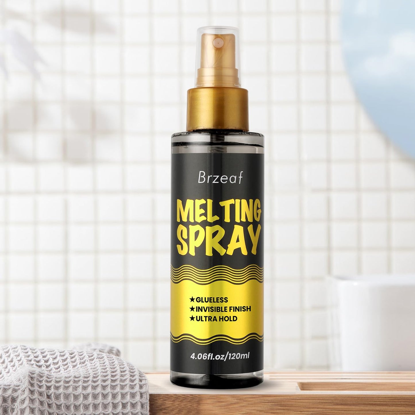 Lace Melting Spray - Extreme Hold & Glueless Wig Adhesive | 120ml, Quick-Dry Finish