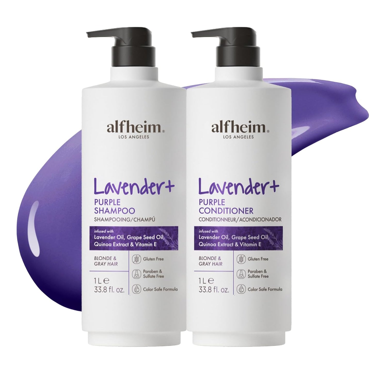 Rosemary+ Purifying Shampoo & Conditioner Set - Balancing Care for Oily & Fine Hair | 18 oz x2