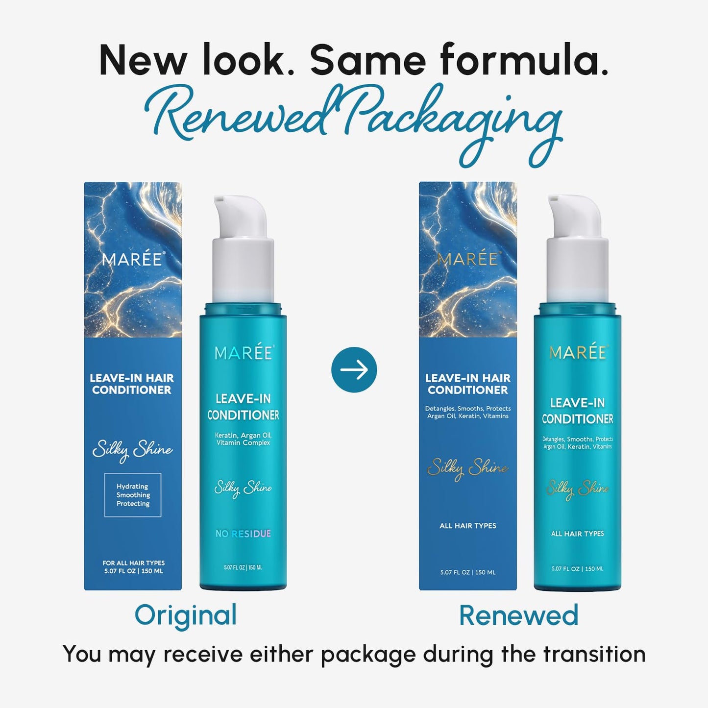 Leave-In Conditioner for Dry Damaged Hair - Glossy Finish for Curly & Color-Treated Hair