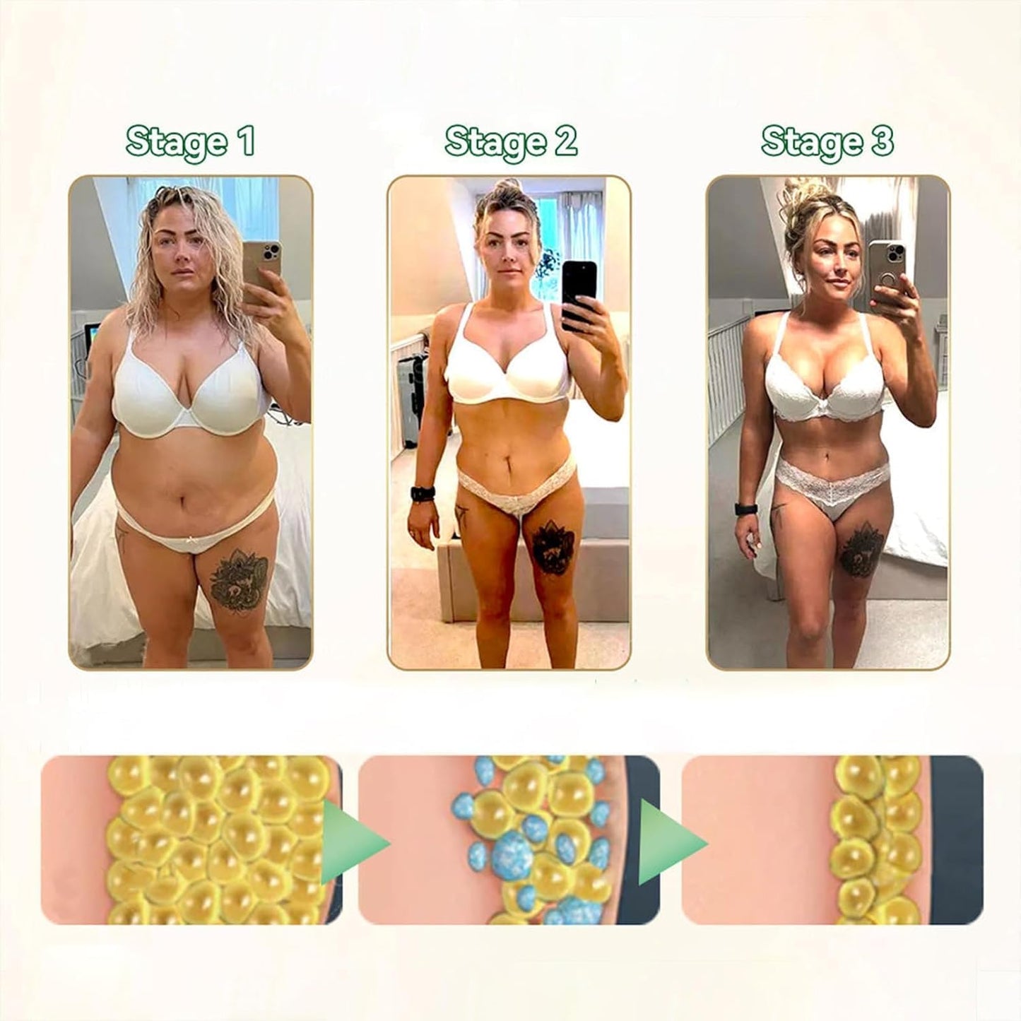 Moringa 10-In-1 Nano Microdarts Patch | Natural Slimming Patches for All Skin Types - 3 Boxes