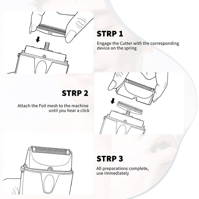 Shaver Replacement Foil and Cutter,Compatible with BaBylissPRO UV-Disinfecting Single Replacment Foil- Gold-2pcs