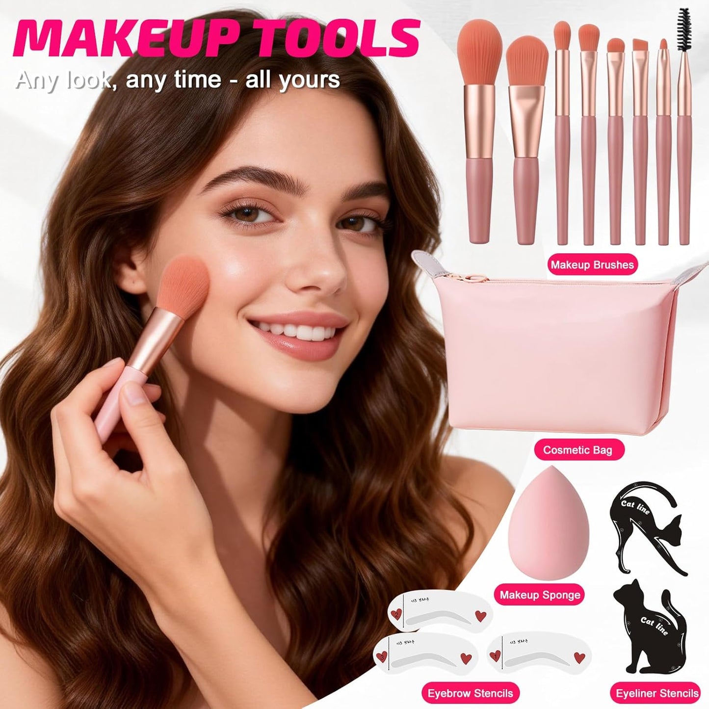 All-in-One Makeup Kit for Women | Complete Gift Set with Eyeshadow, Foundation, Blush & More - Perfect for Teens