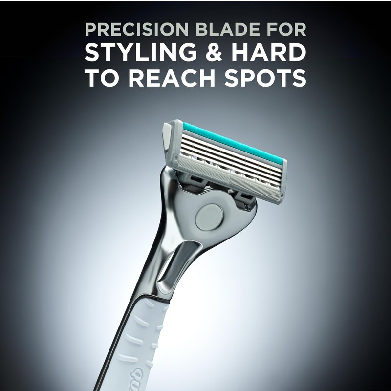 Wilkinson Sword Quattro Titanium Sensitive 4 Razors + 1 Blade – Pack of 5)