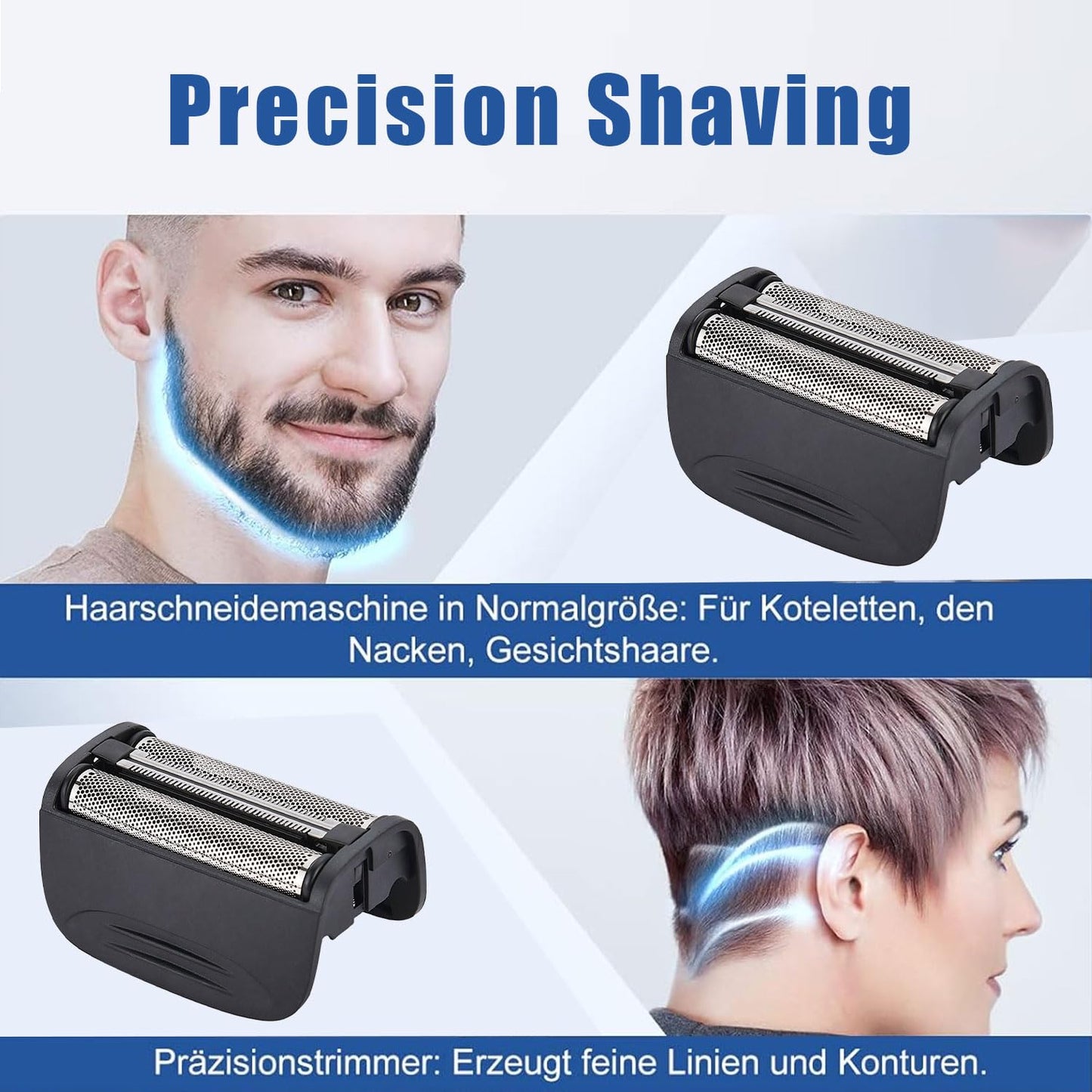 Shaver Replacement Blades Compatible with Remington Shaver Foil SPF-PF Head and Cutter Assembly for Remington PF7580,PF7400,PF7500,and PF7600 Foil Shavers (Black/1pcs)