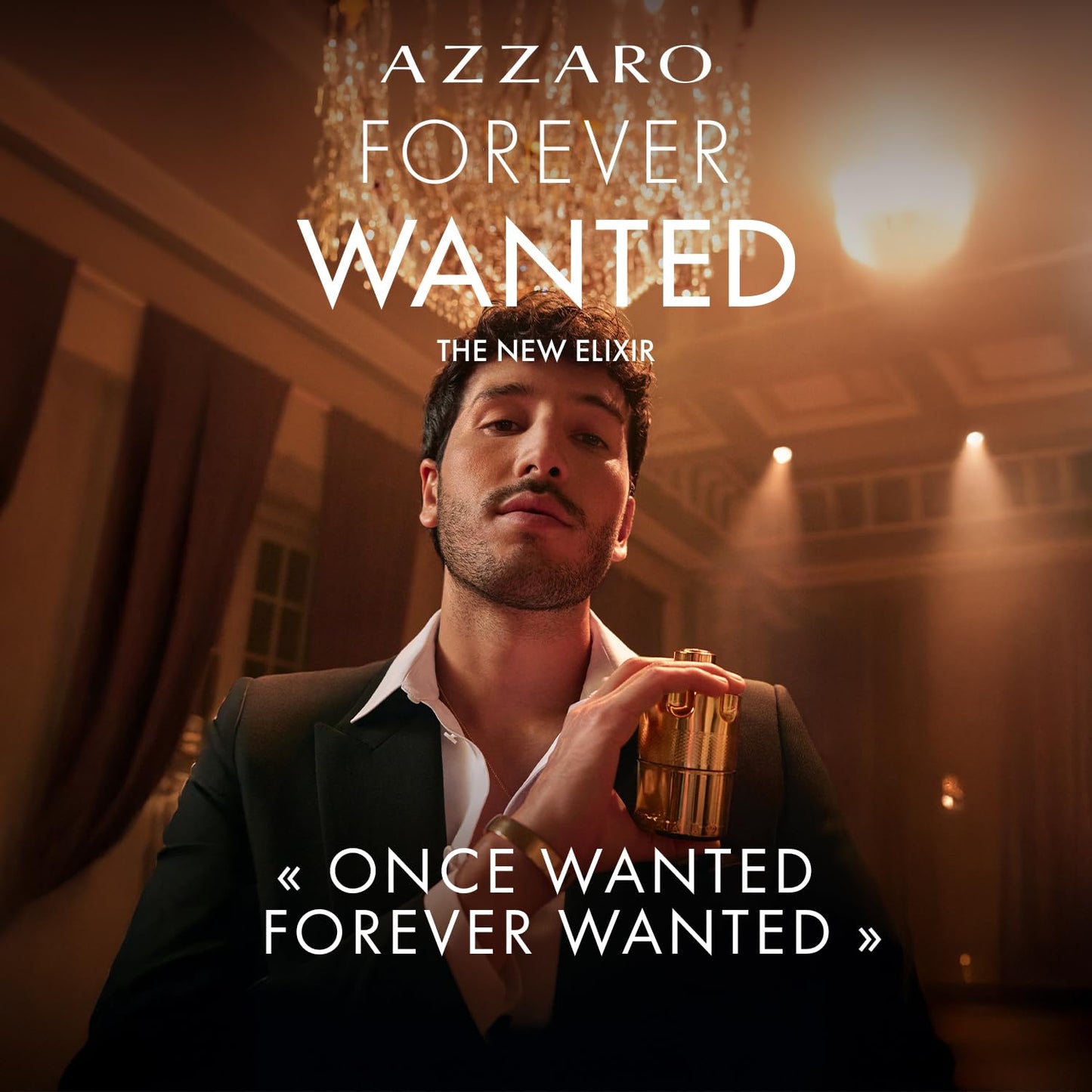 Azzaro - Forever Wanted Elixir - Mens Cologne - With Notes of Raspberry, Cardamom, and Leather Accord - 3.4 Fl Oz