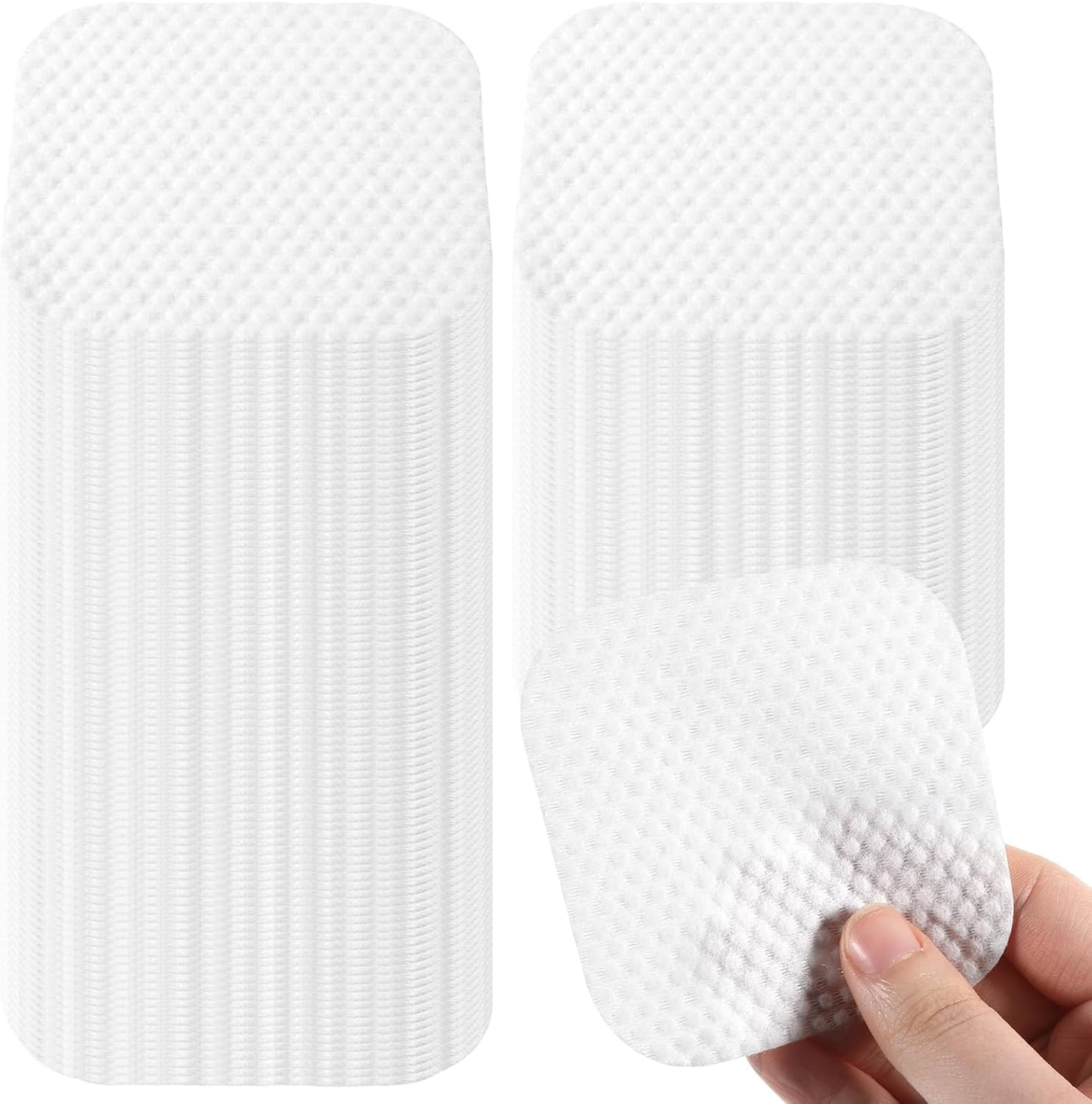 Large Square Cotton Pads - 150 Pcs Lint-Free Makeup Removal & Cleansing | 3.14" Soft Cotton Pads for Face Use