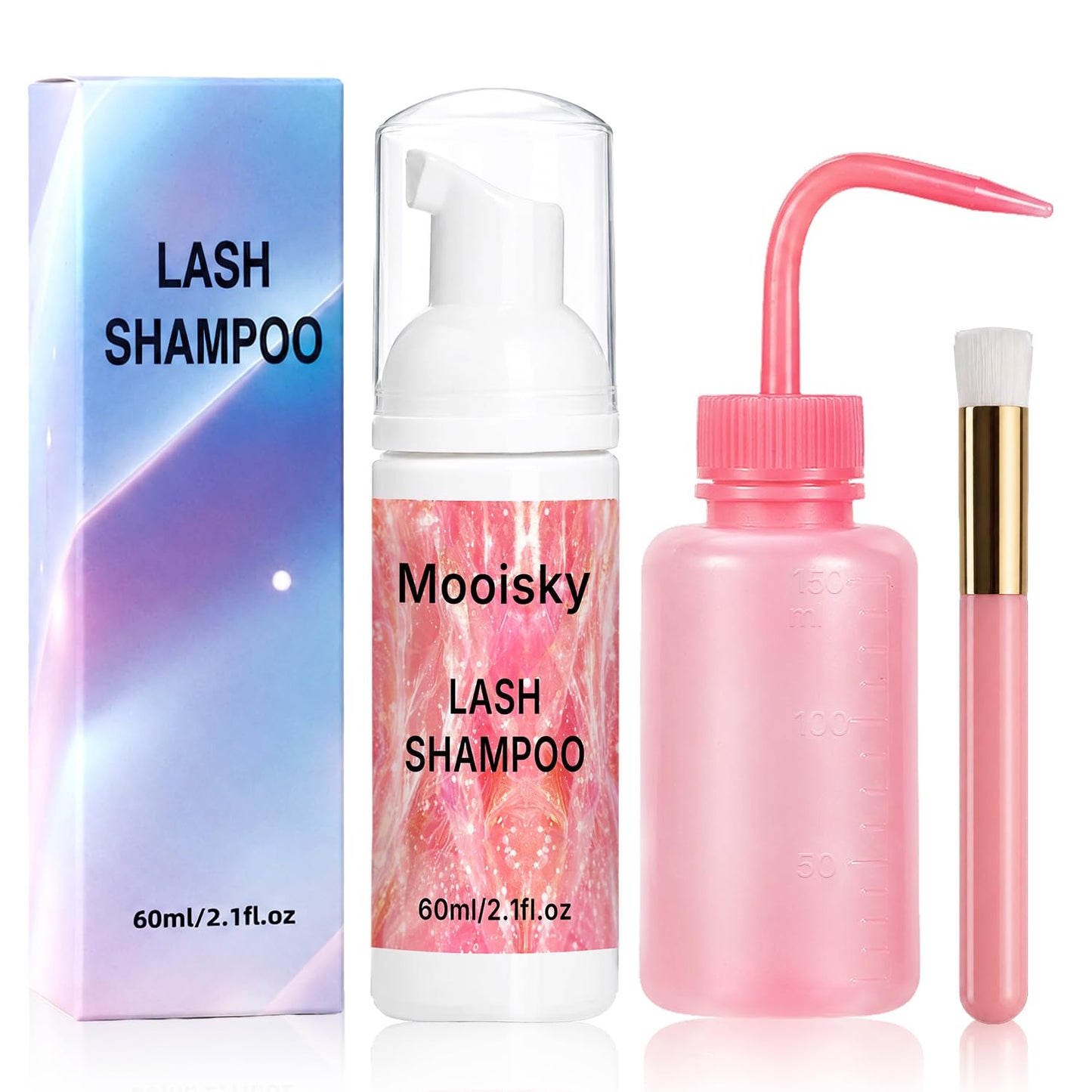Major Dijit Lash Makeup Cleansing Foam, Foaming Face Wash, 5 fl oz, Paraben-free, Sulfate-free, Unscented, for All Skin Types
