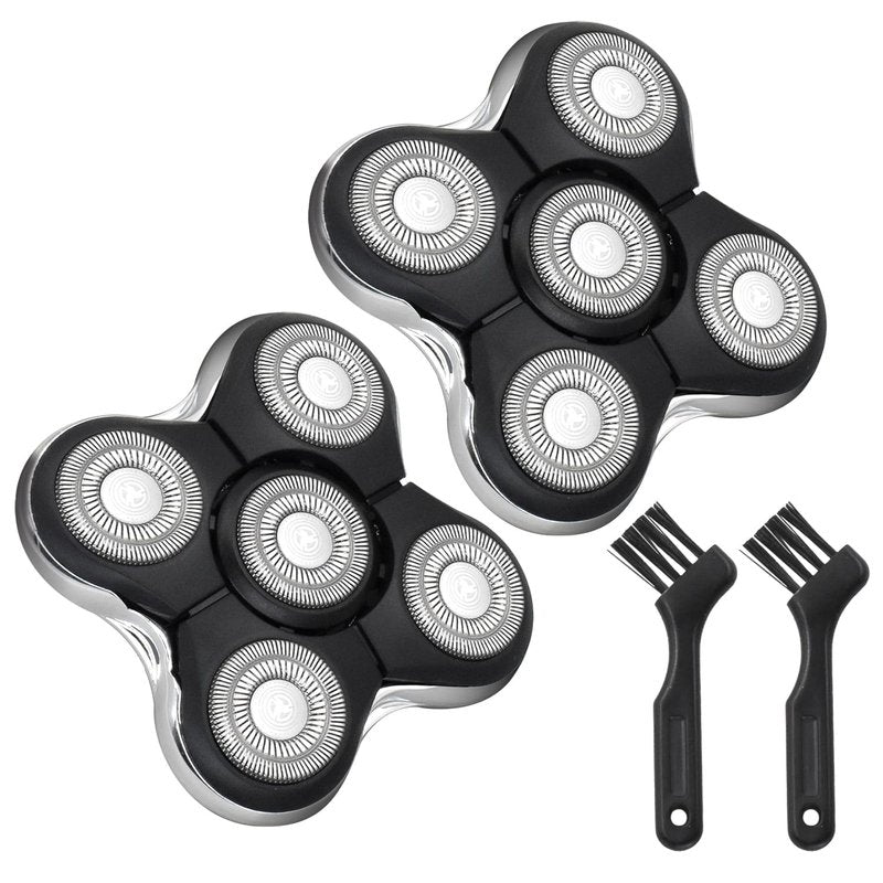 Pinkind Replacement Blades Compatible with Remington Balder Pro Head Shaver Model XR7000, 5 Dual Track Heads for Remington Shaver, Precision Electric Shaving for Bald Men,2 Pack