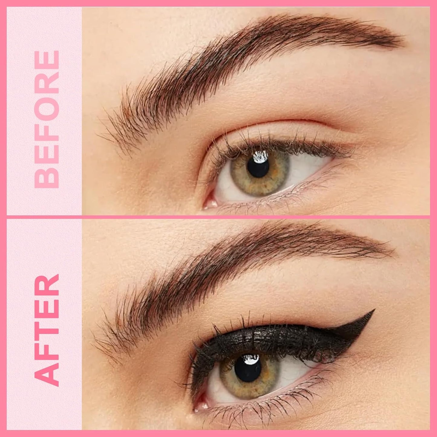 iMethod Liquid Eyeliner - Waterproof Dual-Ended Eye Liner with Precise Brush-Tip | Black, Long-Lasting, Smudge-Proof