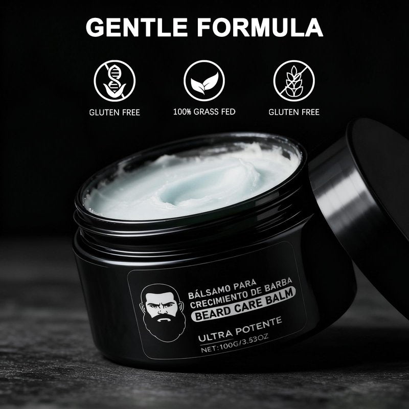 XUHUIT Beard Growth Stimulating Balm - Ultra-Potent Conditioning Formula for Thicker Appearance, Moisturizes and Strengthens Facial Hair (1)