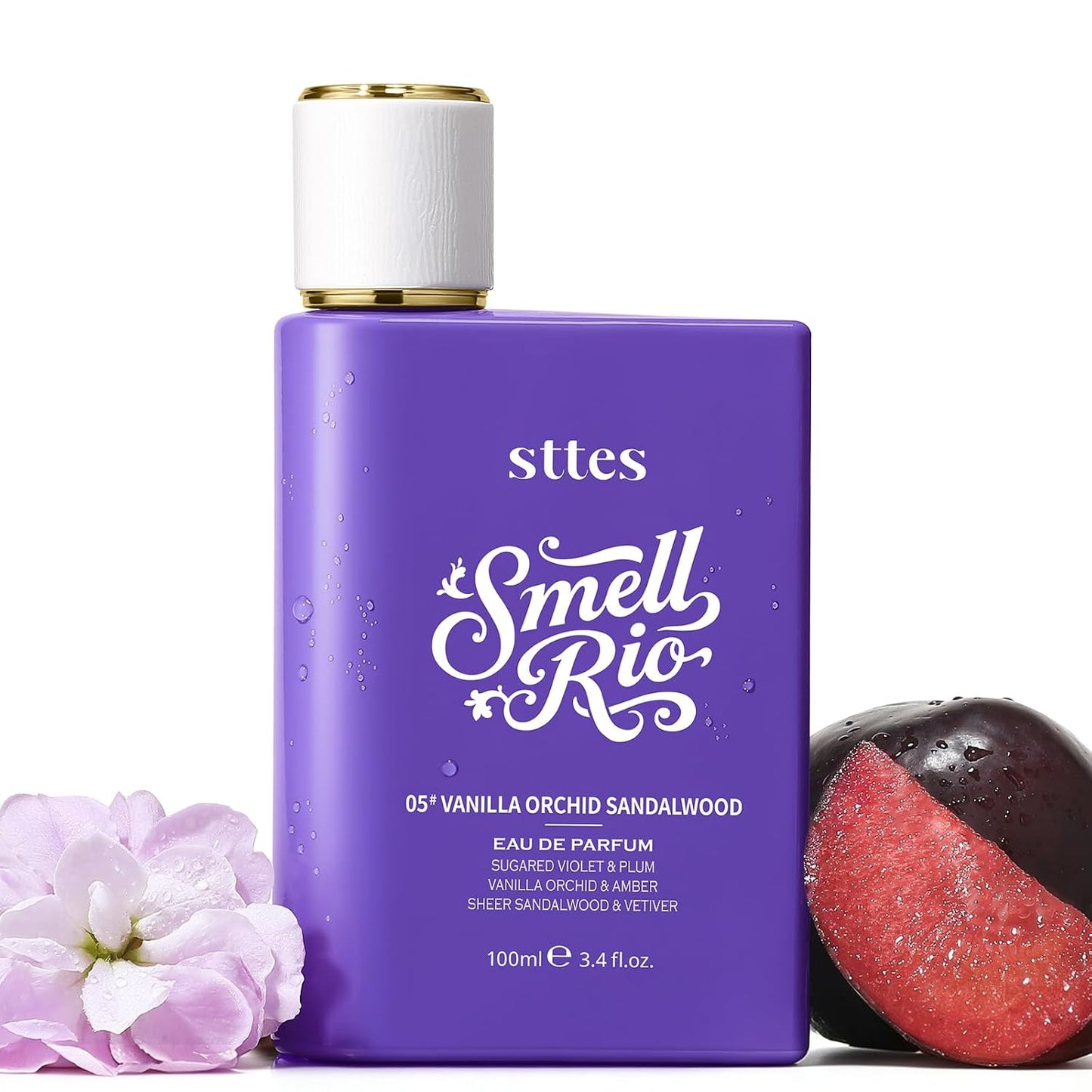 Rio Perfume 606 - Long-Lasting Hair Perfume for Women | Strawberry, Candy, Vanilla & Marshmallow Scent - 100ml (3.4 fl oz)
