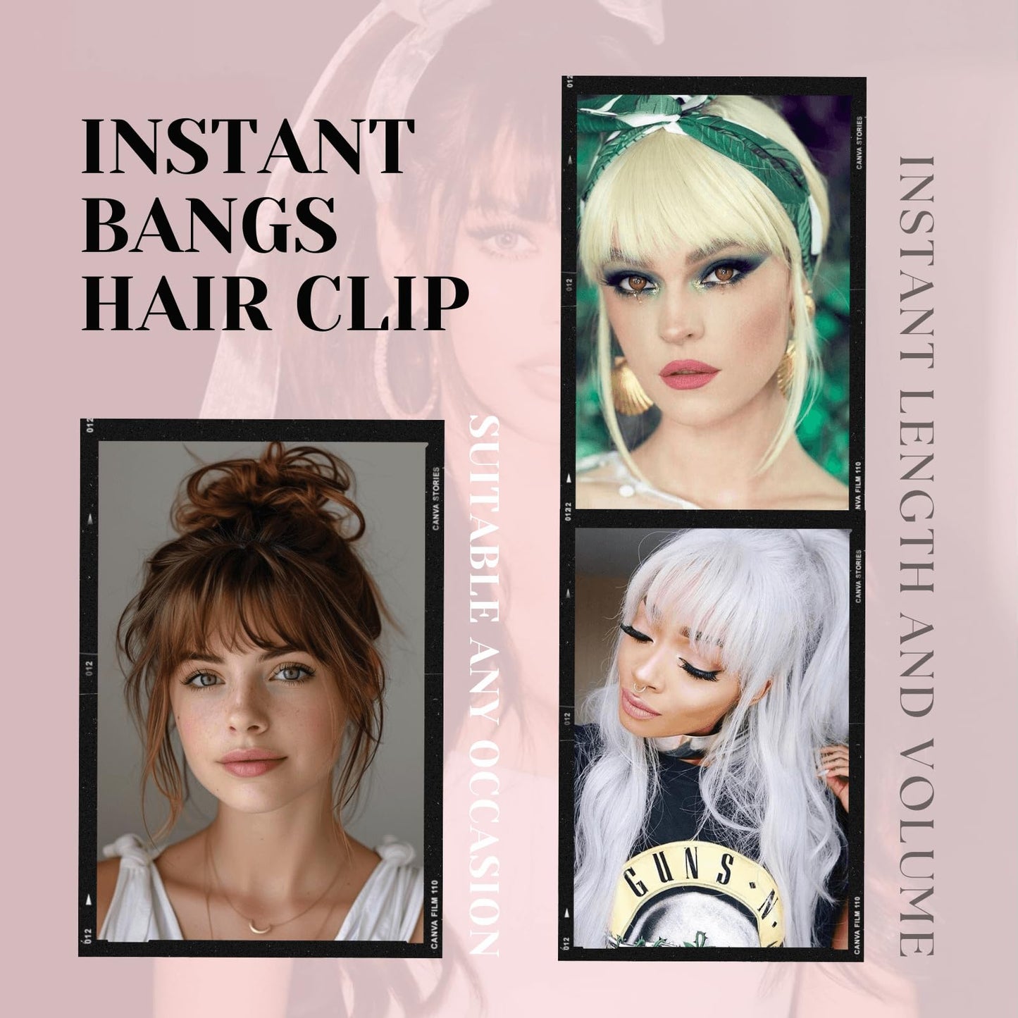 VAVANGA French Clip in Bangs, Ash Blonde Long Wispy Bangs Hair Clip with Temple Full Fringe Curtain Bangs Hair Clip Hair Piece Thick Fake Bangs Clip in Hair Extensions for Women(#24-Ash Blonde)