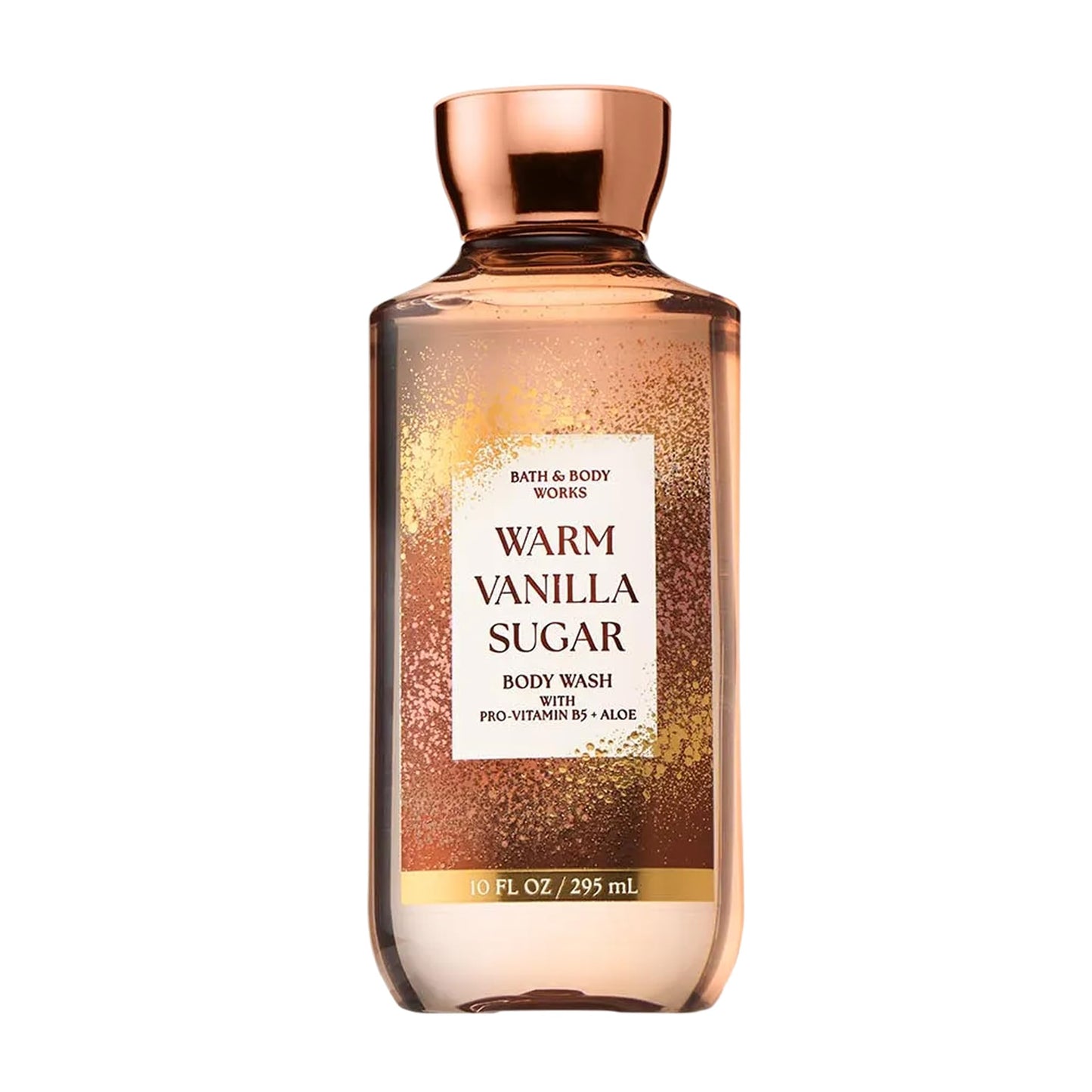 Bath & Body Works Warm Vanilla Sugar Body Wash, Nourishing Cleanser with Pro-Vitamin B5 & Aloe, Sparkling Sugar and Sweet Vanilla Scent, Gentle for Daily Use, 10 fl oz - 1 Pack